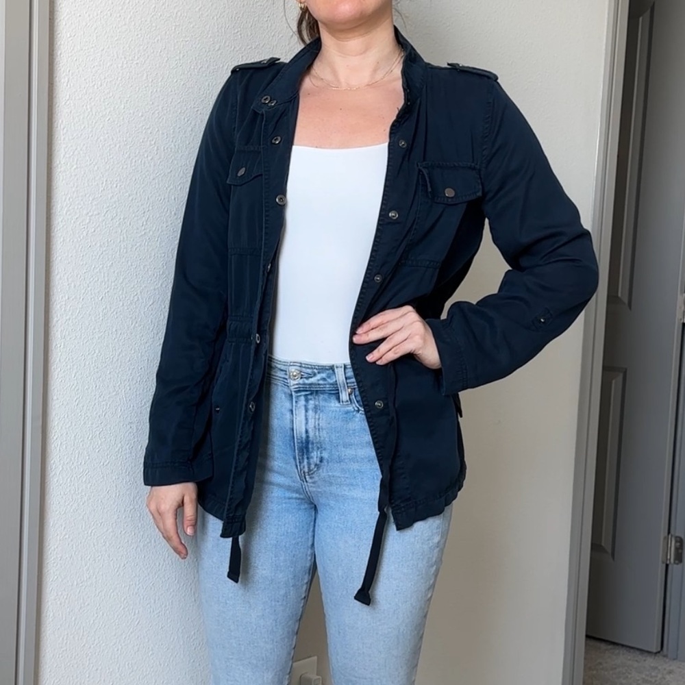 LOFT Navy Jacket - Picture 8 of 12